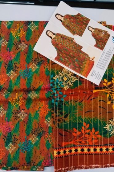 ARTICLE-01 ALL OVER PRINTED KHADAR 3PIECE ARTI