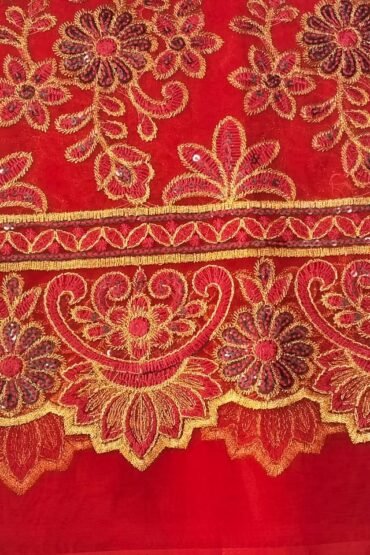 RESHMI SUIT RED WITH SILK FULL SUIT