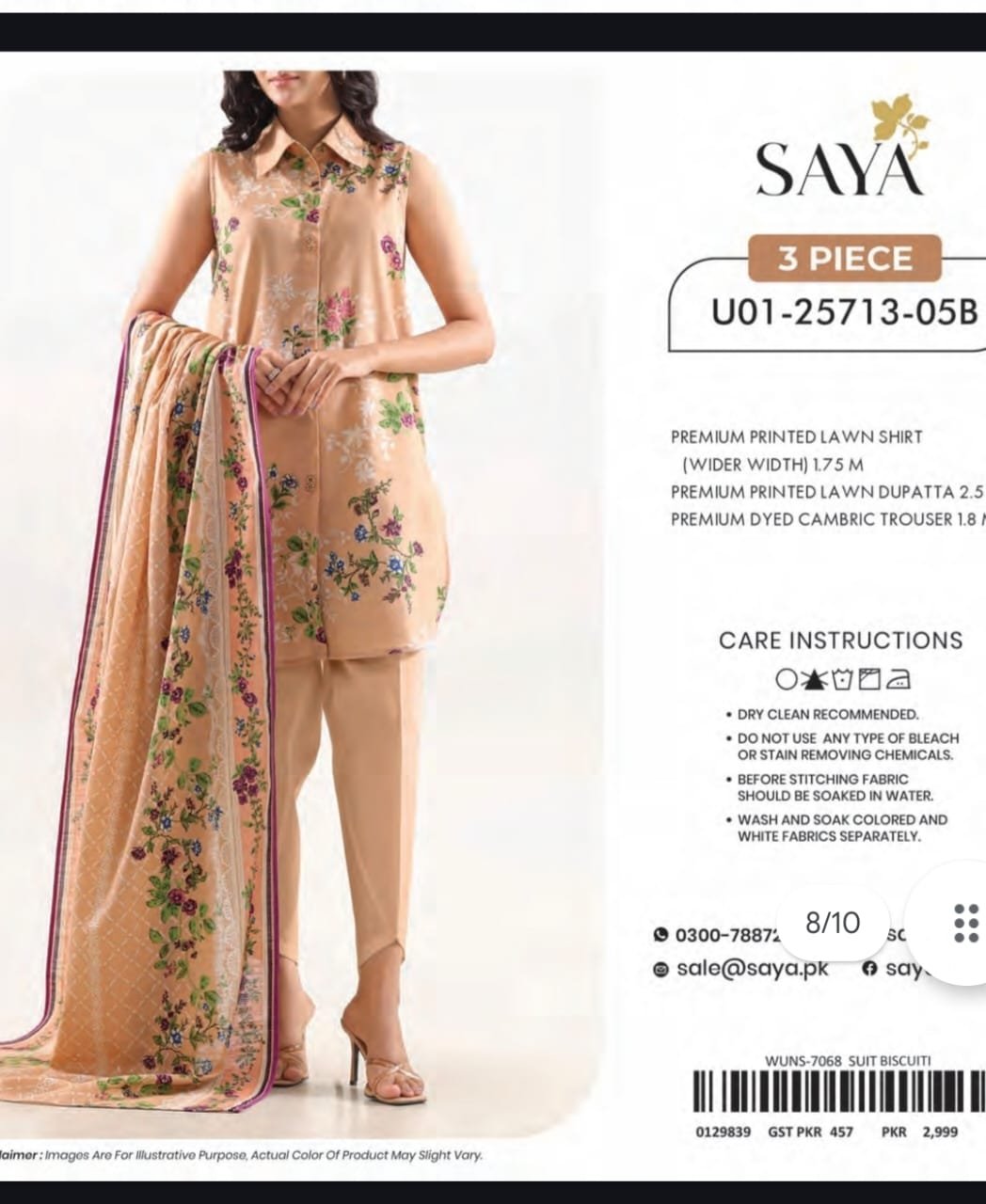 SAYA 3 PC SUMMER COLLECTION