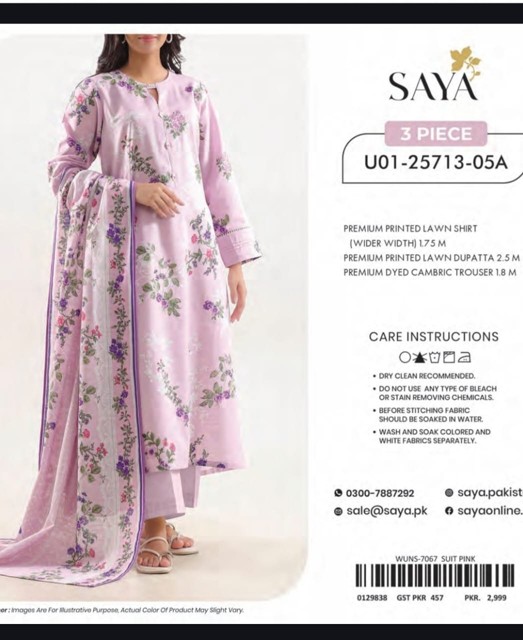 SAYA 3 PC SUMMER COLLECTION