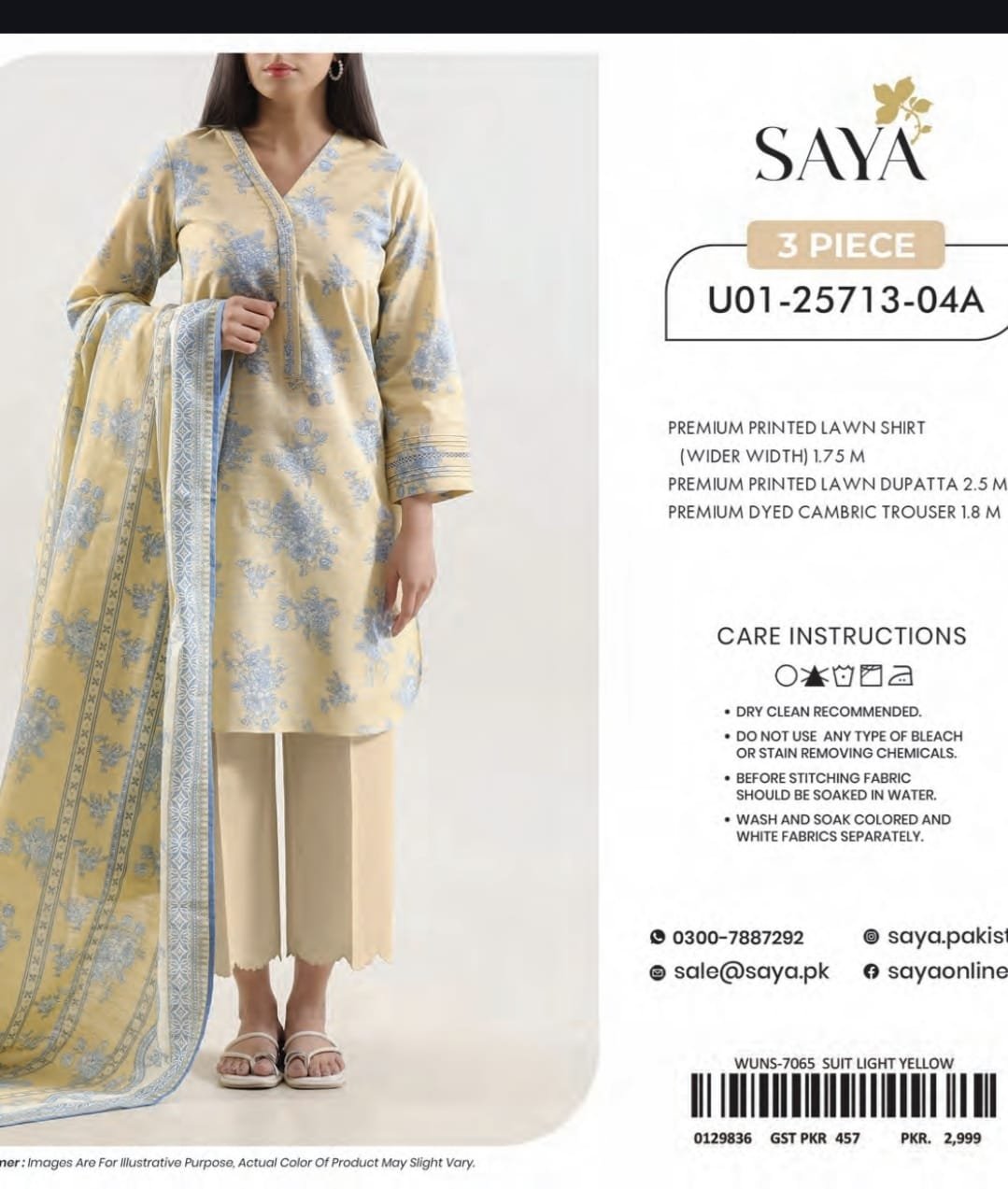 SAYA 3 PC SUMMER COLLECTION