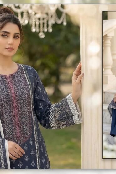 BELLEZA 3 PC LAWN UNSTICHED SUIT