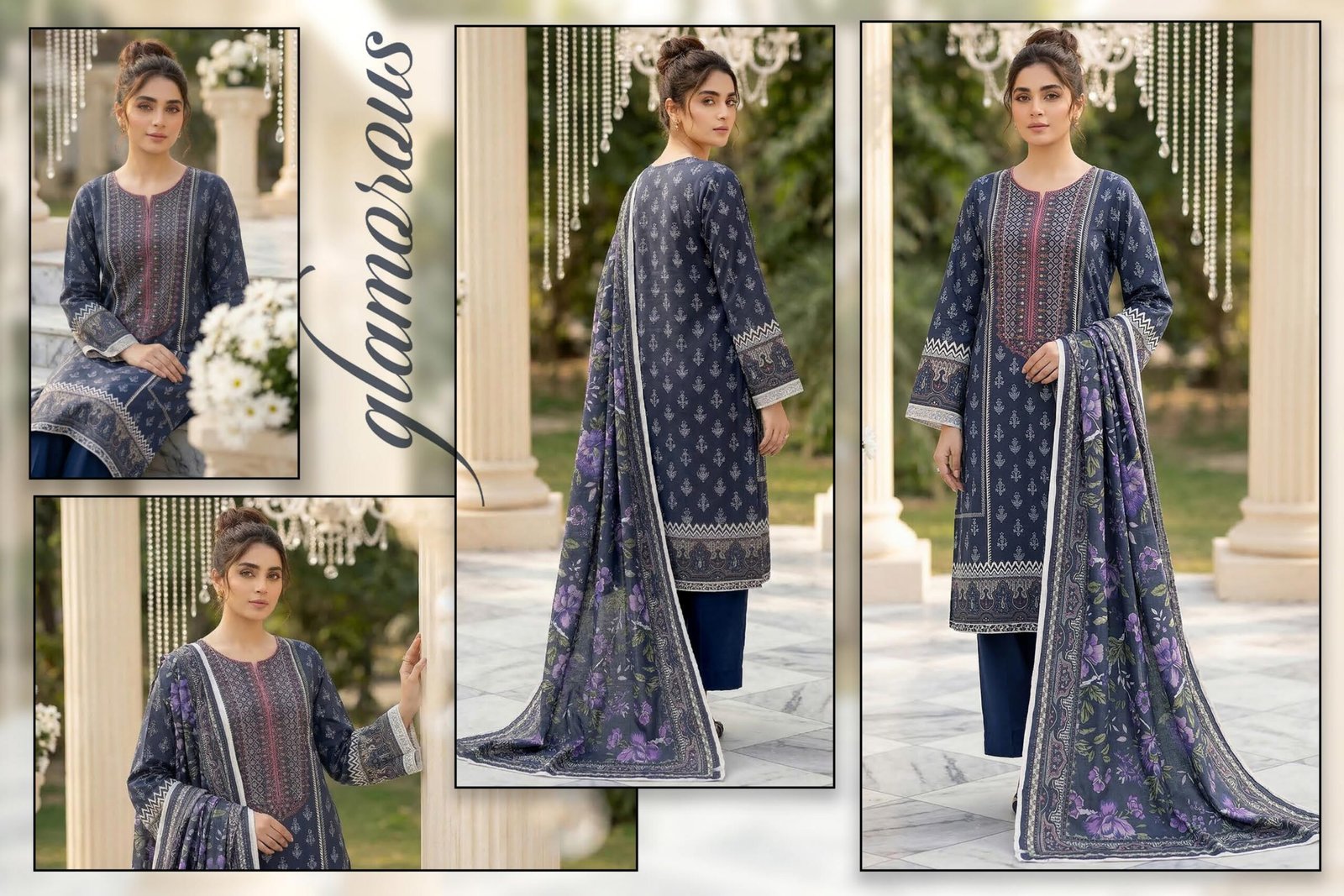 BELLEZA 3 PC LAWN UNSTICHED SUIT - Image 2