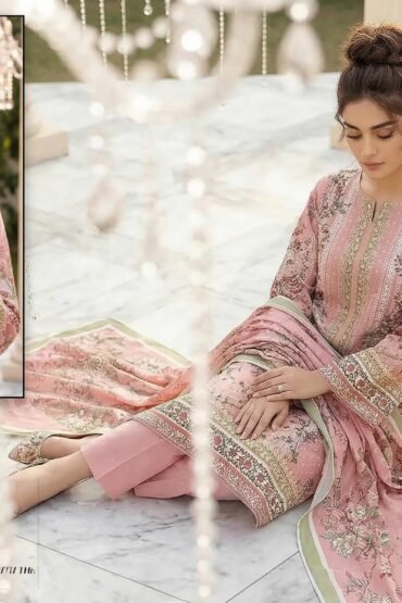 BELLEZA 3 PC LAWN UNSTICHED SUIT