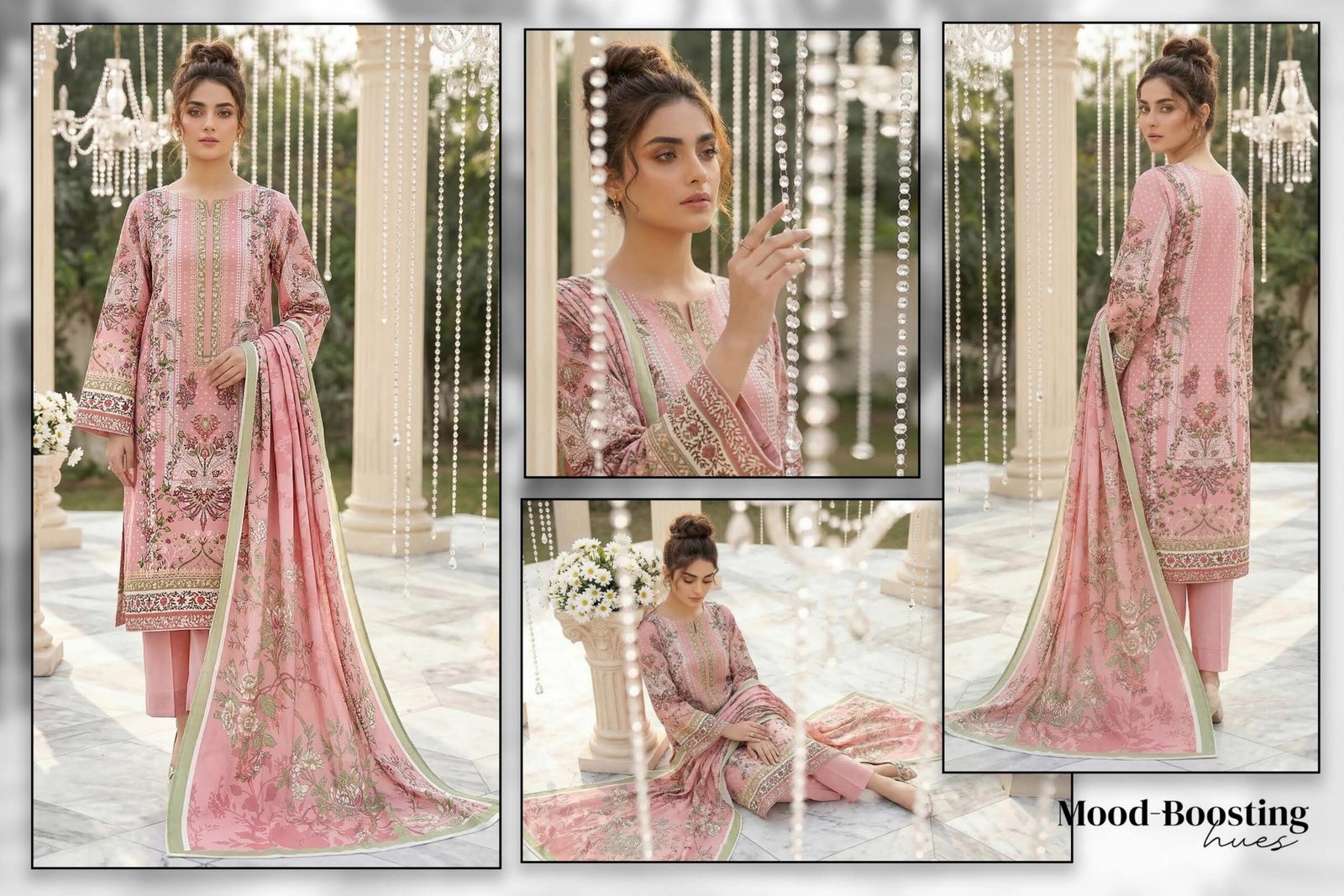 BELLEZA 3 PC LAWN UNSTICHED SUIT - Image 2