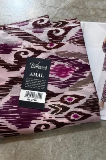 Bareeza 2pc unstiched printed